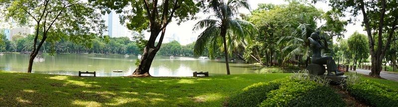lumphini park in bangkok