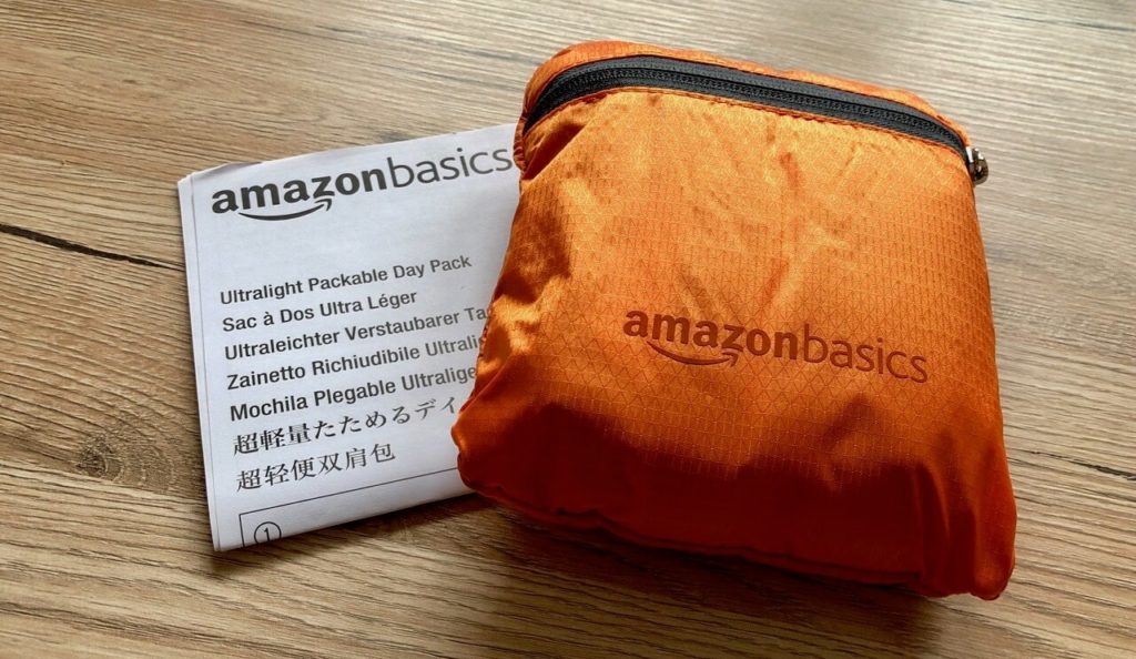 Faltbarer Amazon Basic ultraleichter Tagesrucksack im Test